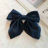 Dot Floral Print Hair Clips Girls Daisy Bow Hairpin Pastoral Retro Style Barrettes Big Bowknot Hairpin Hair