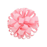 3inch New Design Beauty Grosgrain Ribbon Flower With Elastic Rope Floral Hair Bands Kids Accessories
