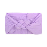 New Braided Nylon Baby Headbands For Girls Twisted Top Cross Knot Headwraps Turban Elastic Soft Hairbands Hair