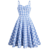 Swing Casual Vintage Dress 50s 60s Retro Short Cocktail Vestidos V Neck Sleeveless Chic Party Pin Up Rockabilly