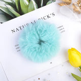New Winter Plush Scrunchies Women Girls Imitation Mink Elastic Hair Rubber Bands Accessories Tie Hair Ring Holder