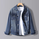 Men's Denim Jacket Trend Tide Brand 2021 Spring and Autumn Loose Jacket Men's Large Size Denim Jacket