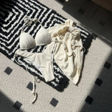 2024 New Special Fabric High-Waist Sexy Hottie Swimsuit Bikini Three-Piece Swimsuit