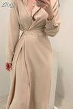 French Korean Style Design Long Shirt Dress Elegant Waist Lace Harajuku Dresses for Women Party Autumn 2023 New