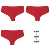 3Pcs/Lot Seamless Panty Set Underwear Female Comfort Intimates Fashion Low-Rise Briefs Panties Women Sexy