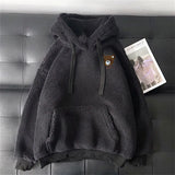 Winter Hooded Harajuku Women Coat Jaqueta Feminina Warm Hoodies Female Sweatshirt Pullover Tops Long Sleeve Girls