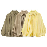 Women's 2025 New ZR Ponfy Fashion Bomber Jacket