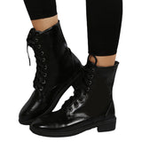 Zingj Boots Female Autumn Winter New British Short Tube Women's Boots Casual Joker Boots College European Goods Money Fashion Thin