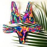 Sexy High Neck Bikini Swimwear Women Swimsuit Push Up Bathing Suits Beach Wear Brazilian Bikini Set Maillot De Bain