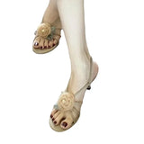 Zingj Fairy Wind With Skirt Sandals Women's Style 2024 New Beautiful High Heel Sandals Women Wear Cool Slippers Outside The
