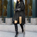 Attractive Charming Women's Long-sleeved Irregular