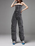 Spice Girls Fall 2025 New With Multi-Pocket Holes And Skinny Overalls