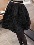 Professional 100-Folded Chiffon Women's Clothing Famous Chic Design Lantern Sleeves Fashion Bottom