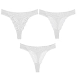 Sexy Lace G String Women's Thong Low-Waist Female Underpant Hollow Out Breathable Cotton Seamless G-String Underwear