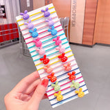New Girls Cute Colorful Cartoon Scrunchies Ponytail Holder Hair Bands Kids Lovely Headband Fashion Hair