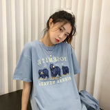 Vintage Bear Graphic Oversized TeeOutfit
