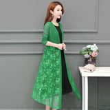 Cardigans Long Kimonos Summer Long Sleeve Sun-protection Lace Floral Long Coats Plus Size XL~4XL 5XL Casual Lady