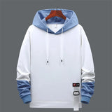 Spring and Summer Hoodies Casual Men's Sports Hoodies Trendy Men's Loose V-Neck Student Jacket Pullover Hooded