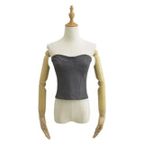 Zingj Trendy Women's Dress Waist Short Style Navel-Wrapped Blouse Slim Body Fish Bone Waist Close-Fitting Zipper Spicy Girl