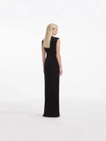 Sleeveless Temperament Sleeveless Sex Hollow Banquet Bag Ass Evening Dress Tight Bridesmaid