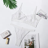 Lace Lingerie Women's Underwear Set Sexy Lace Erotic Lingerie Set Female Underwear Set Lace Bra Panties Underwear