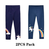Girl Leggings Trousers Kids Pants Elastic Waistband Girls Pants Skinny Print Cartoon Unicorn Children Leggings