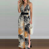 Fashion Sleeveless Jumpsuits For Women Sleeveless Backless 2021 high Waist Playsuit Clubwear Bodysuit Rompers