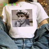 t shirt vaporwave Michelangelo women fashion new harajuku tshirt Casual korean style Graphic hip hop t-shirt