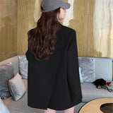 Zingj Suit Jacket Female Spring And Autumn 2024 New Spring Advanced Sense Casual Small Korean Version Design Sense