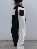 Patchwork Corduroy Cargo Pants- Outfit