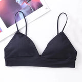 Women'S Underwear Top Bras For Women Sexy Lingerie Wire Free Breathable Bra Push Up Bralette With Pad Vest
