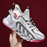 Running Shoes Breathable Blade Sneakers Antiskid Damping Jogging Shoes Trendy Comfortable Mesh Training Shoes