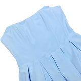 Tube Pleated Midi Dress- Outfit