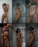 Leopard Print Lingerie Set-Outfit
