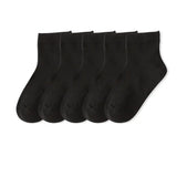 Pairs/lot 1 to 12 Years Summer Solid White Cotton Socks For Children Socks Spring No-show Low Cut Socks Boys Girls Boat