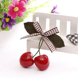 Hot Sell Retro Vintage 50s 60s Women Cherry Bow Hair Clip Hairpins For Pinup Girls Vintage Party Vaction Hair