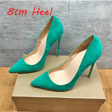 color women 12cm high heels pumps fashion pointed toe shallow pumps shoes sexy shoes slip-on party shoes RM011