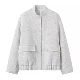 New Women's Street Personality Gold Beads Jacket Pocket