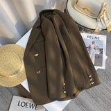 2025 New Grey High-End British Style Suitcase Lady French Style Fashion Small