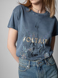 Retro Guitar Print T-Shirt O-Neck Short Sleeve Summer Shirts For Women Tees Shirt Casual 100% Cotton High Quality