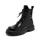 Zingj Size Men's Martens 45 British Wind Chelsea Men's Boots 46 Winter Cargo High-Top Leather Boots And Down