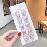 New Girls Cute Cartoon Flower Small Scrunchie Kids Ponytail Hair Tie Elastic Hair Bands Fashion Hair Accessories