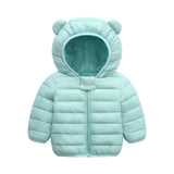 Toddler Boys Jackets Autumn Winter Long Sleeve Hooded Character Pattern Children Outerwear Coats Kids