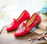 Zingj Shoes Single Shoes Xiu Bride Shoes Embroidered Cloth Spring And Autumn Cheongsam Shoes Women's Pointed Single