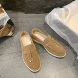 New Small Fashion Leisure Flat Base Lazy One Foot Comfortable Soft Soft-Sided White Shoes