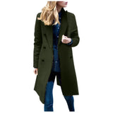And Winter Wool Jacket Womens Clothing Medium Length Woolen Coats Slim Wild Elegant Female Korean Outerwear S-5XL