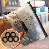Pcs/Bag Children Cute Candy Random Solid Elastic Hair Bands Girls Lovely Srunchies Rubber Bands Kid Hair