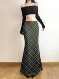 2024 Summer New Style Fashion High-Rise Crows Skirt Half-Dress