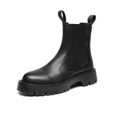 Zingj Size Men's Martens 45 British Wind Chelsea Men's Boots 46 Winter Cargo High-Top Leather Boots And Down