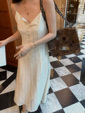 Party Midi Elegant Dress Women 2022 Strap Vintage Lace Casual Dress Sleeveless Sweet Fashion Sundress Fashion